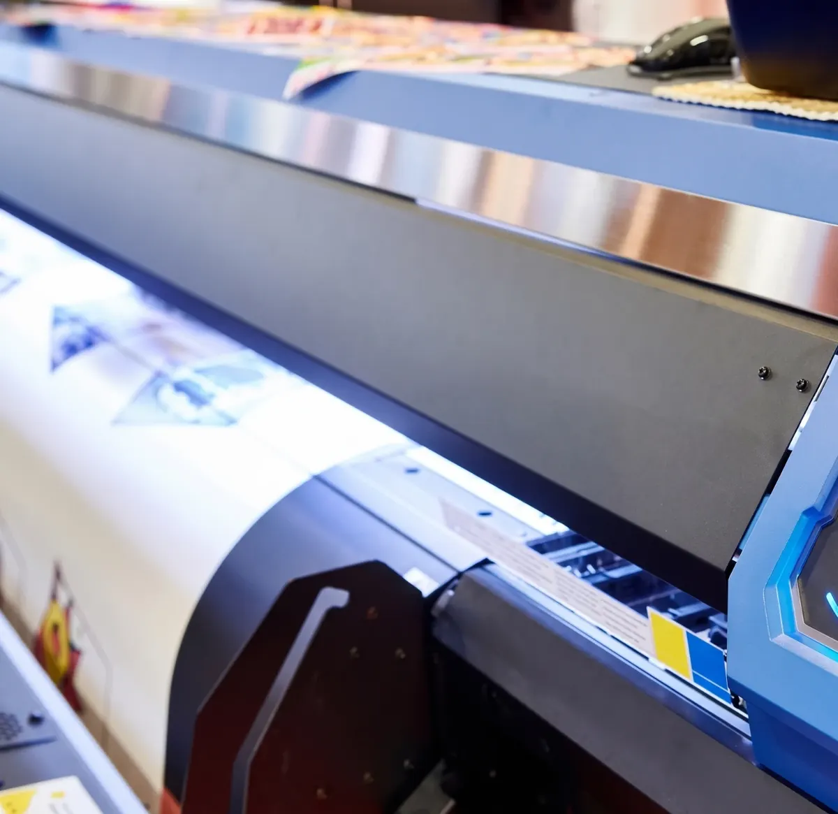 Digital textile printer at the Vareli unit